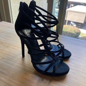 ALDO Aleiwen Rhinestone Strappy Heels
